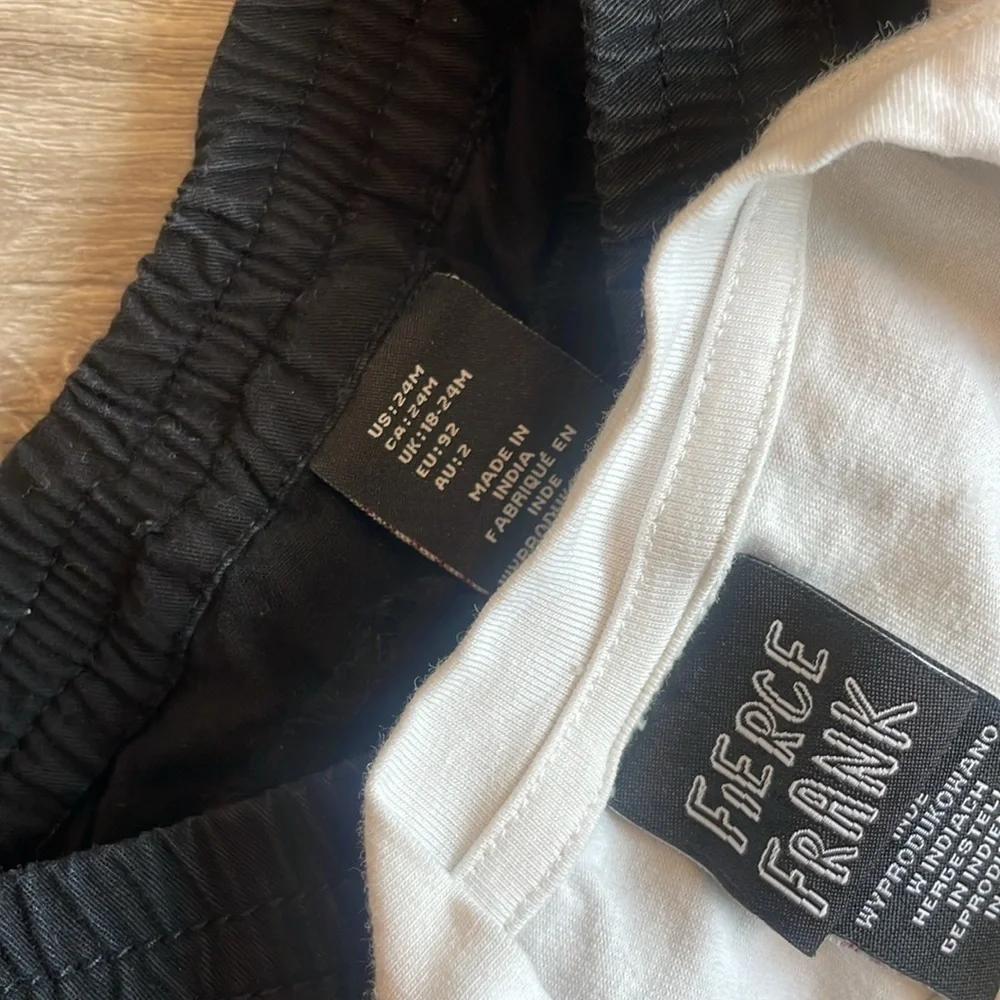 Fierce Frank baby boys matching set
